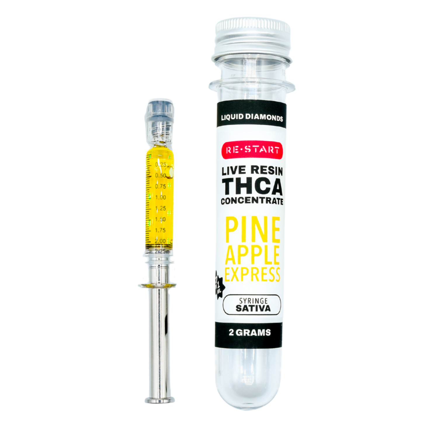 THCA Dab Syringe Pineapple Express (S) Live Resin / 2mL/2Grams